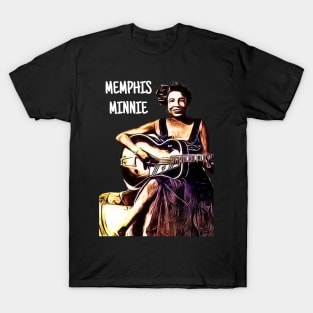 Memphis Minnie Blues Guitarist T-Shirt